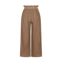 Hvyesh nagle hlače za žene Palazzo široke pantalone za noge Ljeto Ležerne prilike navodnoj pojavinu