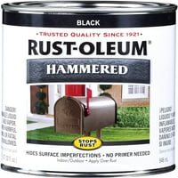 Rust-Oleum zaustavlja hrđu čekić četkica na boji, kvarcu, crni