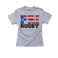 Olimpijski ragbi - Puerto Rico Boy's Pamučna majica za mlade