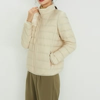 FVWitlyh jakne za ženske kratke kapute, casual shaggy jakna s džepovima topla zima zimno paletna odjeća