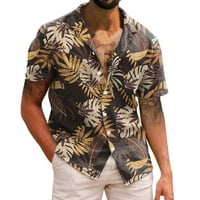 Muška košulja Ležerne prilike modernog kratkih rukava Proljeće ljeto odjava 3D tiskane top bluze za