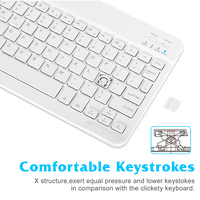 Urban punjiva Bluetooth tastatura i miš Combo Ultra Compact Slim pune tipkovnice i ergonomski miševi
