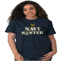 Sjedinjene Države Mornarica sestra Snažna ženska grafička majica Tees Brisco Marke m