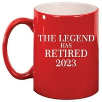 Legenda je umirovljena penzionirana poklon keramičke šalice kafe poklon čaj za nju, on, brat, sestra,