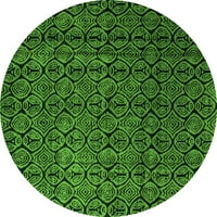 Ahgly Company u zatvorenom okrugle apstraktne zelene moderne prostirke, 3 'runda