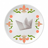 Origina geometrijski brod uzorak cvijeća keramika ploča ploča za večeru jelo za večeru