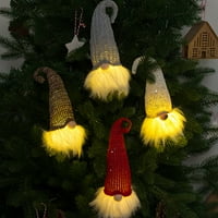 Farfi Xmas Dwarf Dekoracija LED luminescentne svečane svečane izdržljivo ukrasite dugi šešir za uštedu