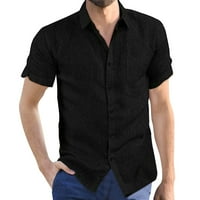 Muška majica casual stilski ljetni kardigan kratki rukav s rukavima obične ljetne majice