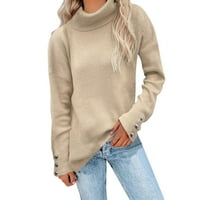 Hoodie i dugeni se postavili ženskoj labavi dugi rukav džemper Ležerne prilike o vratu pulover s raščlanjivim