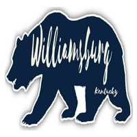 Williamsburg Kentucky Suvenir 3x frižider magnetni medvjed dizajn