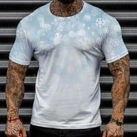 Modna digitalna sinčena majica za muškarce Loop FIT Ljeto kratki rukav casual Crewneck majica opuštena