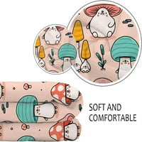 Cvjetni konji baba za djevojke za djevojke mekane pokrivače za kauče Lagane mikrofiber quilts posteljina