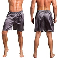 Amshibel Muškarci Silk Satin Pajama Shorts Spavaća odjeća Kućna odjeća Komforne i glatke elastične bokseri