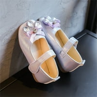 Leey-World Toddler Cipele Ljeto i jesenske modne djevojke Ležerne cipele Jednobojne vrpce Bow Boot Lagane