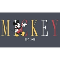 Ženski Mickey & Friends od trkačke tank top mornarsko plavo Heather Male