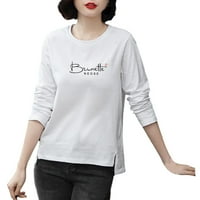 Kakina s ženskim majicama dugih rukava s dugim rukavima, majica, majica, XXXXXXXL