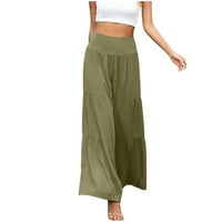 Žene Ljetne hlače Ležerne prilike rastezljive visoke struke joge hlače Ležerne balne na pantalone bačve