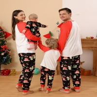 Huakaishijie podudaranje porodice božićne pidžame postavilo mekoj odjeći za spavanje za životinje