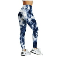 Joga hlače za žene Ispisuje hlače sa visokim strukom za ženske gamaše kompresije Yoga trčanje fitness
