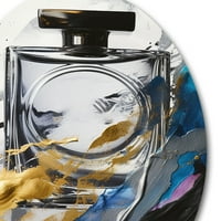 Art DesimanArt Suština parfema III modni parfem metalni okrugli zid - disk od