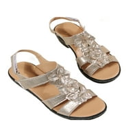 Kesitin dame casual otvorene cipele za nožni prste žene rade prozračne klinove sandale rimsko stil vintage