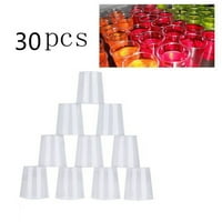 Podplap bistre plastične za jednokratnu upotrebu za jednokratnu upotrebu, čaše za jelly šalice rođendan