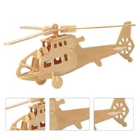 1set 3D puzzle rješavanje problema s ekološki prihvatljivim drvenim avionima 3D puzzle jigsaw za dječake