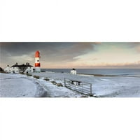 Posteranzi dpi1870814large jug Shields Tyne & Habe England - svjetionik i kuća uz obalnu plakat, 18