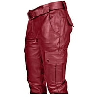 Binmer Long pantalone za žene Muški zimski punk retro goth tanke casual dugačke pantalone pantalone