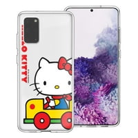 Galaxy Note ultra Case Sanrio Clear TPU meka Jelly Cover - Hello Kitty Car