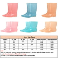 Tenmi Žene Vodootporni čizme visoke kalfske kiše Prozirni vrtni čizme Izmjenjive obloge cipele za hodanje Ležerne prilike vodootporne radne čizme Pink 4.5