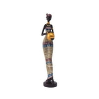 Afrička figurica Novost Ženska statua za dnevnu sobu Restoran Rezerviraj polica šareno