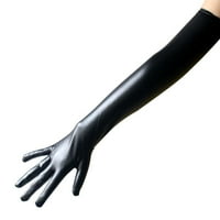 iopqo rukavice rukavice rukavice kožne duge performanse uski ručni rukavi crni