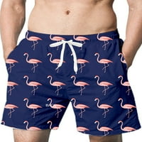 Luxplum muške plaže kratke hlače visoke struk kupaćim prtljažnim mješavom oblogom ljetne kratke hlače