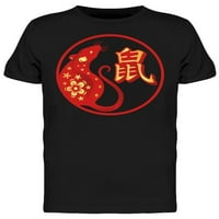 Kineska majica za zodijak Kineski pacov muškarci -Image by Shutterstock, muški veliki