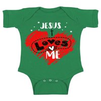 Mjeseci dječaka odjeća - beba - - meseci - Isus me voli bodinu