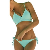 Bikini kupaći push kostim grudnjak set zavoj podstavljeni kupaći kostimi plus veličine Bikini za žene