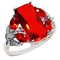 Francuska Dimple Valentine's Wenting Rings Ženski pokloni Nakit Djevojke prstenovi Vjenčani prstenovi