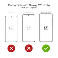 Case za razlikovanje za Samsung Galaxy S Ultra - Custom Ultra tanka tanka tvrda crna plastična plastična