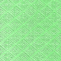 Ahgly Company u zatvorenom trgu orijentalne smaragdne tepihe zelene industrijske oblasti, 8 'kvadrat