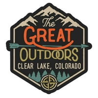Clear Lake Colorado Veliki magnet za frižider na otvorenom
