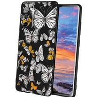 Kompatibilan sa Samsung Galaxy A02S futrolom telefona, leptiri Kućišta Muškarci Žene, fleksibilna silikonska