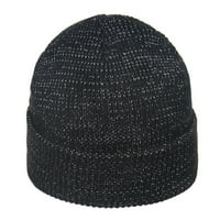 Aoochasliy šeširi i rukavice zazor odraslih noćni reflektiraj jesen zimska beanie hat trendi topli pleteni