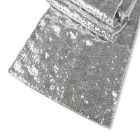 Dijamantni glitz trkač stolnog stola cca. 12 x108 - srebro