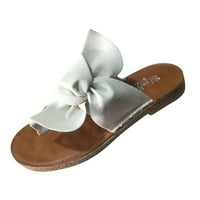 Slip na sandalama za žene modne stane Flip flops leptir-čvor papuče na plaži rimske papuče cipele