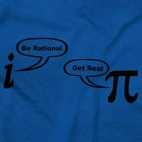 Racionalni real pi pie broj matematike nerd zip up hoodie muške ženske brine o ženama M