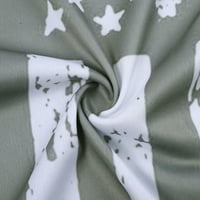 Muška majica Ležerne prilike Stilsko ljeto 3D Digitalni ispis Dan Neovisnosti majica Majica kratkih