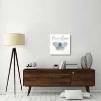 Global Galerija 'Moj staklenički leptiri I' od Lisa Revizija rastegnuta platna zidna umjetnost