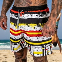 Hlače za muškarce Ležerne ljetnje Muška modna ljetna boja Ispis Udobne klica Kratke hlače Plaža Hlače