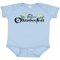 Inktastičnost Moj prvi Oktoberfest sa Edelweiss Cvijeće Poklon Baby Boy ili Baby Girl Bodysuit